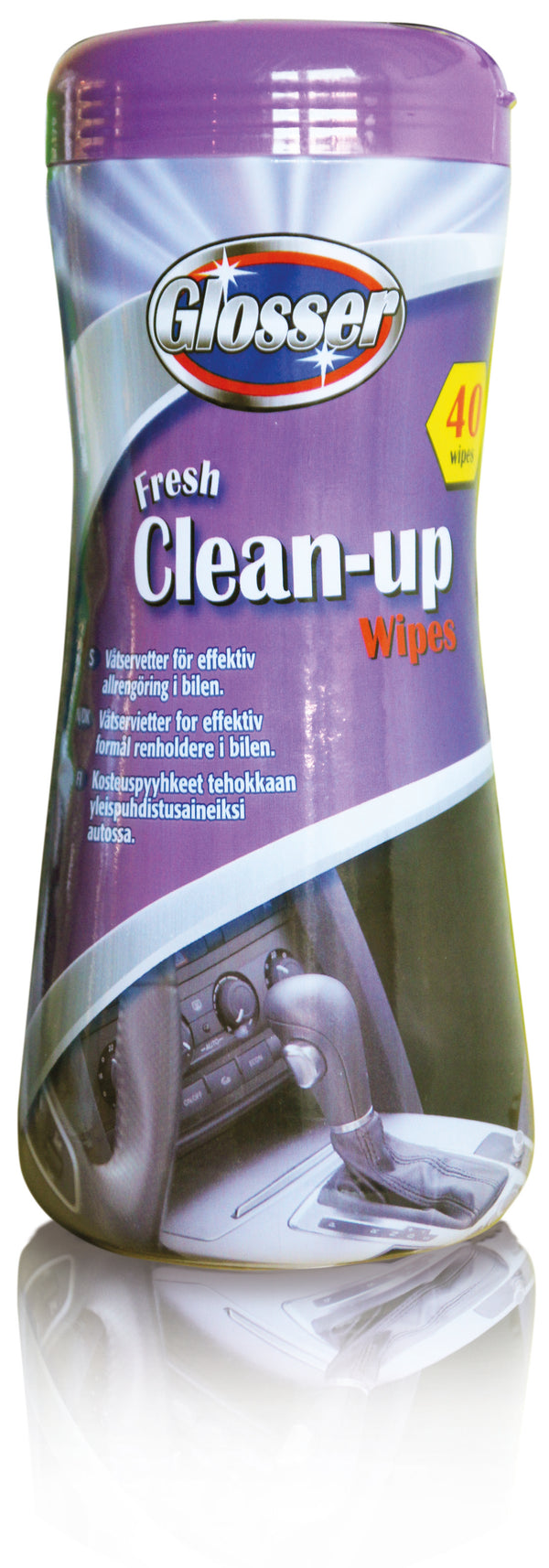 Glosser Wipes Fresh Clean-Up 40St