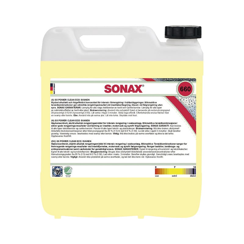 Sonax Eco Power Clean Svanenmärkt.
