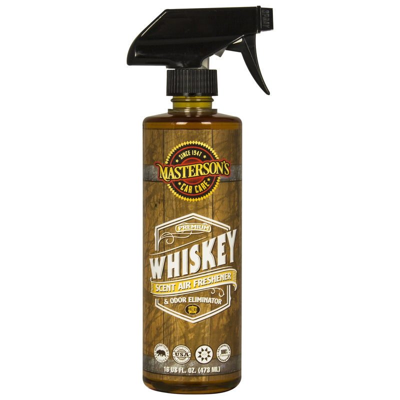 Mastersons Whiskey Scent Air Freshener & Odor Eliminator 473ml.