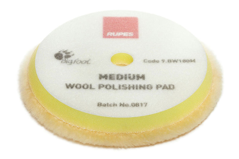 Rupes Wool Polishing Pad Medium gul ulltrissa
