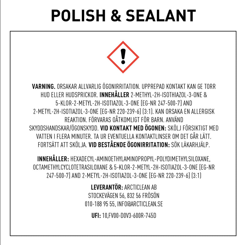 Arcticlean Polish & sealant 500ml
