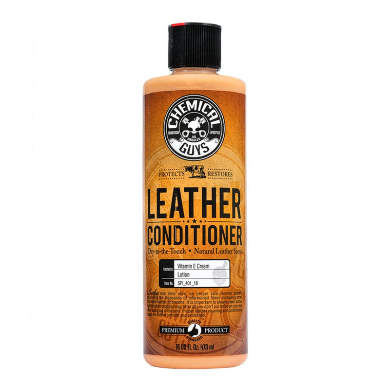 Chemical Guys Leather Conditioner.